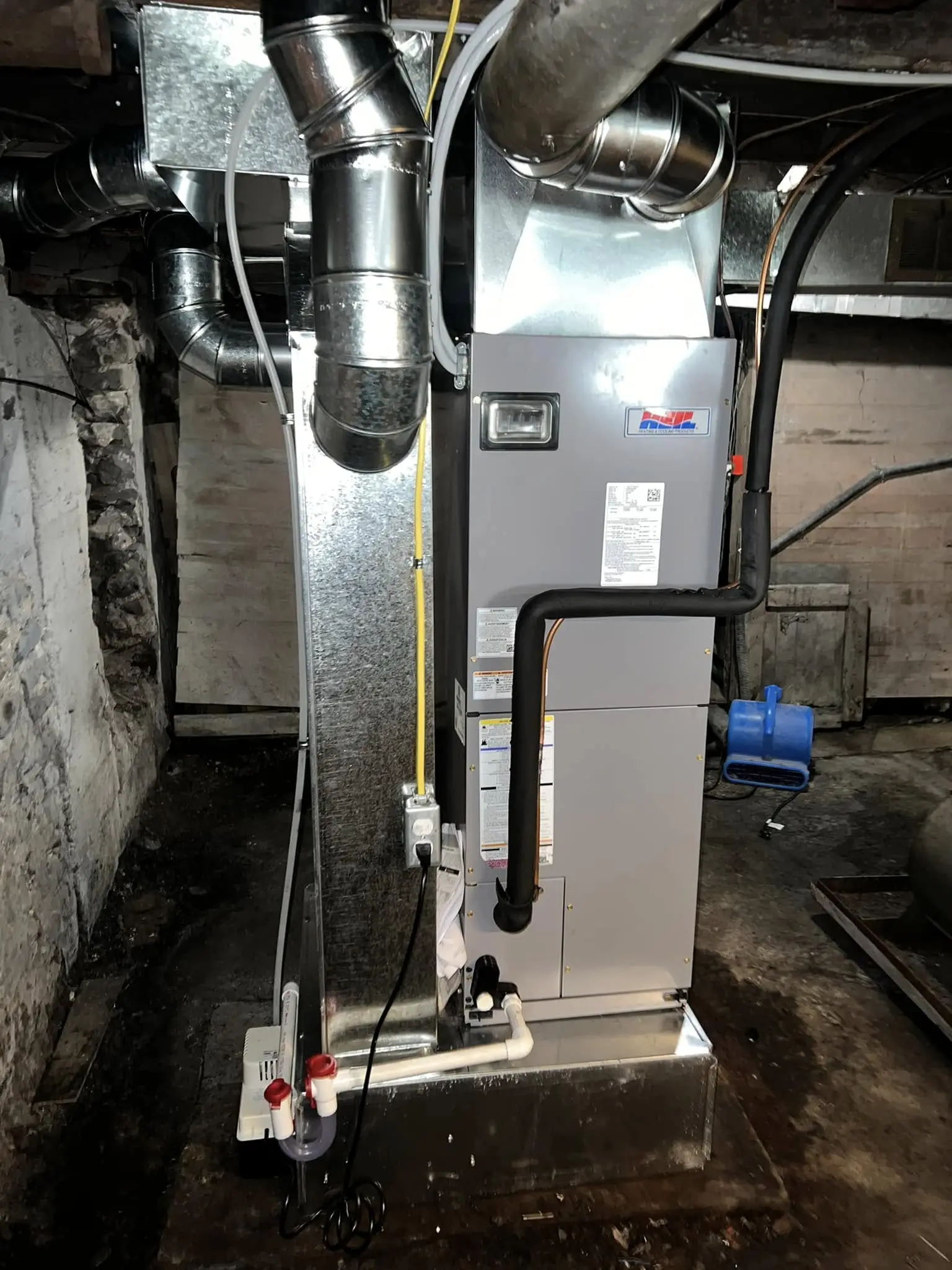 Furnace installation by House to Home HVAC